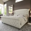 Update your bedroom with our Elegant bed Designs Mabel 5-Piece King Bedroom Set in UAE – Zohaib Furniture