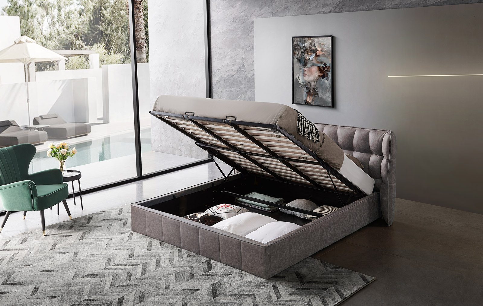 IKEA Hydraulic Bed