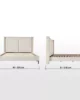 Monroe Upholstered Bed – Modern Serenity in UAE – Zohaib Furniture