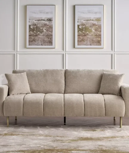 Eric 3-Seater Fabric Sofa
