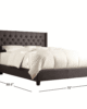Luxurious Upholstered Wingback Bed in UAE – Zohaib Furniture