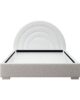 Calm 180 X 200 Upholstered King Bed- Cream in UAE – Zohaib Furniture