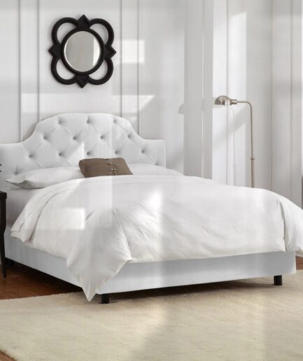Ultimate Arch Button Tufted Upholstered Bed