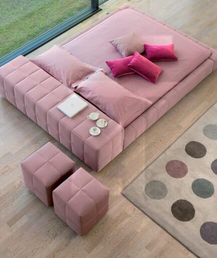 Basso Square Upholstered Bed