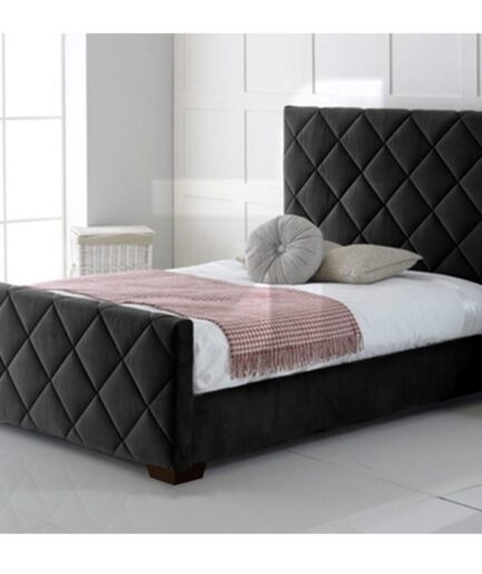 Cave Velvet Bed at Zohaib Furniture