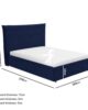 Maddox Velvet bed | The Radiant Retreat in UAE – Zohaib Furniture