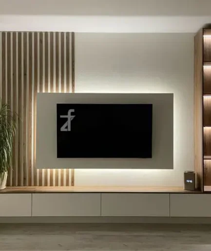 Modern Back Panel TV Unit