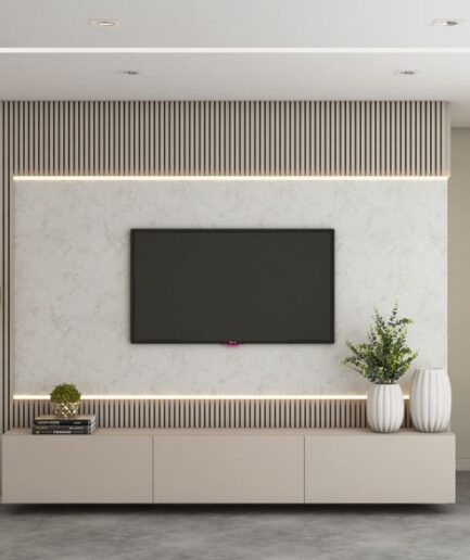 Back Panel TV Unit