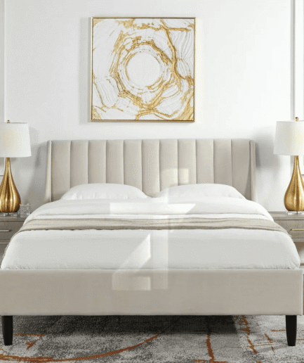 Aspen Evergreen Upholstered Bed