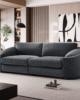 Experience Ultimate Comfort with Rivet Arm Sofa Oversized Loveseat | Zohaib Furniture in UAE – Zohaib Furniture