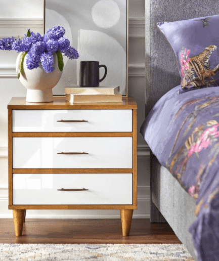 Anna 3-Drawer Nightstand