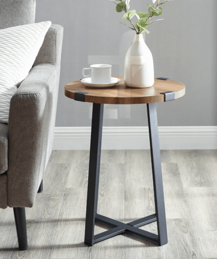 Barnett Metal Wrap Side Table