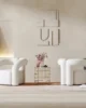 Prava boucle Arm Chair in UAE – Zohaib Furniture