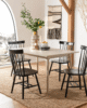 SAFAVIEH Black Spindle-back Dining Chairs | Ultimate Serenity in UAE – Zohaib Furniture