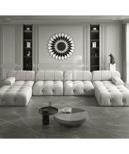 U-Shaped Upholstered Sofa